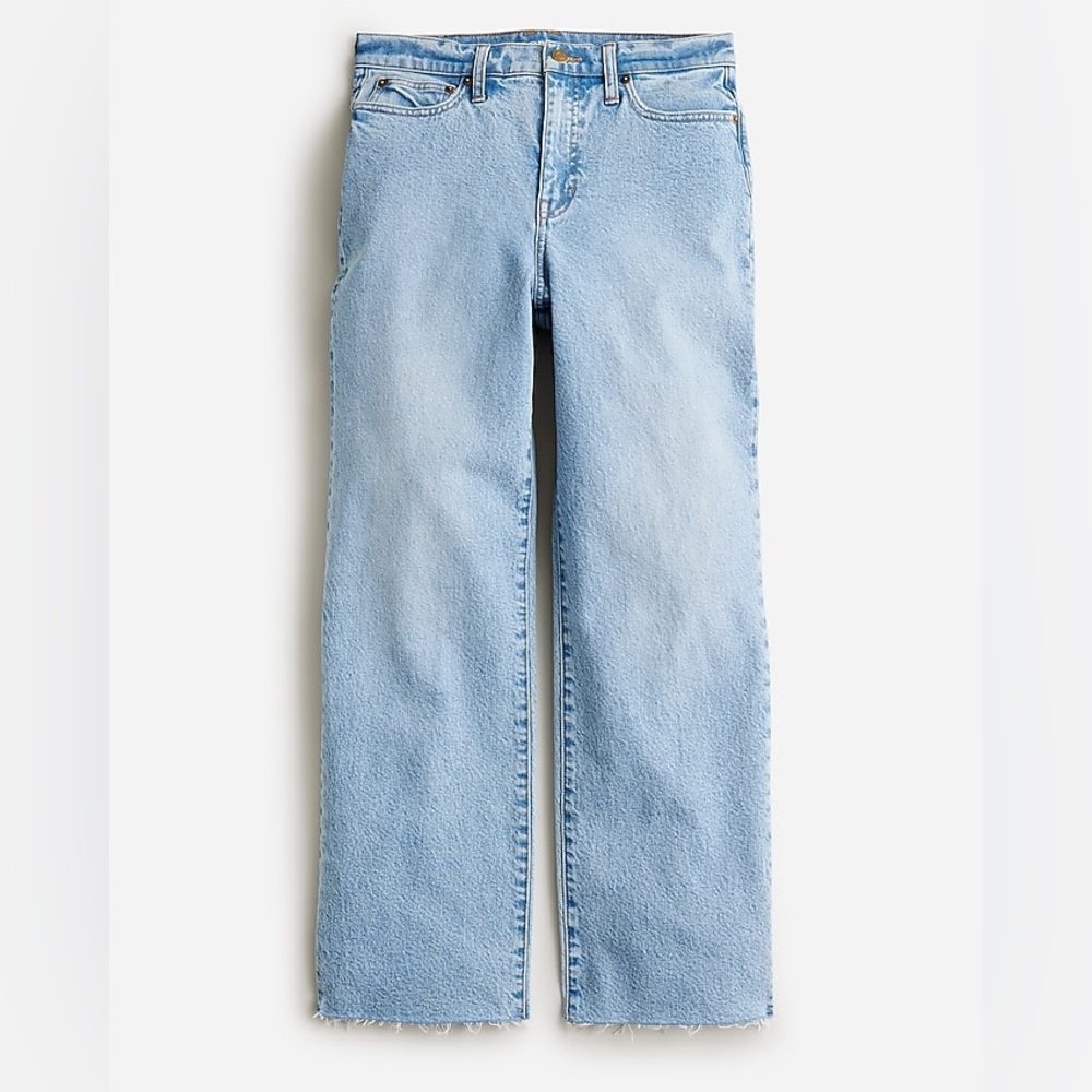 J. Crew Slim Wide Leg Jean in Coastal Summer Wash